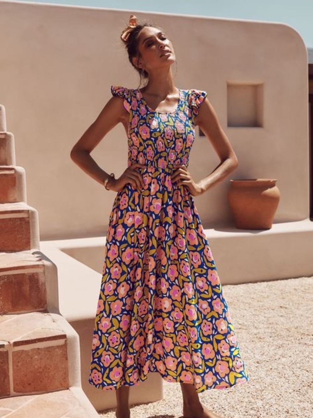 New! Mister Zimi Abbie Floral Midi Dress  🌸 size 6